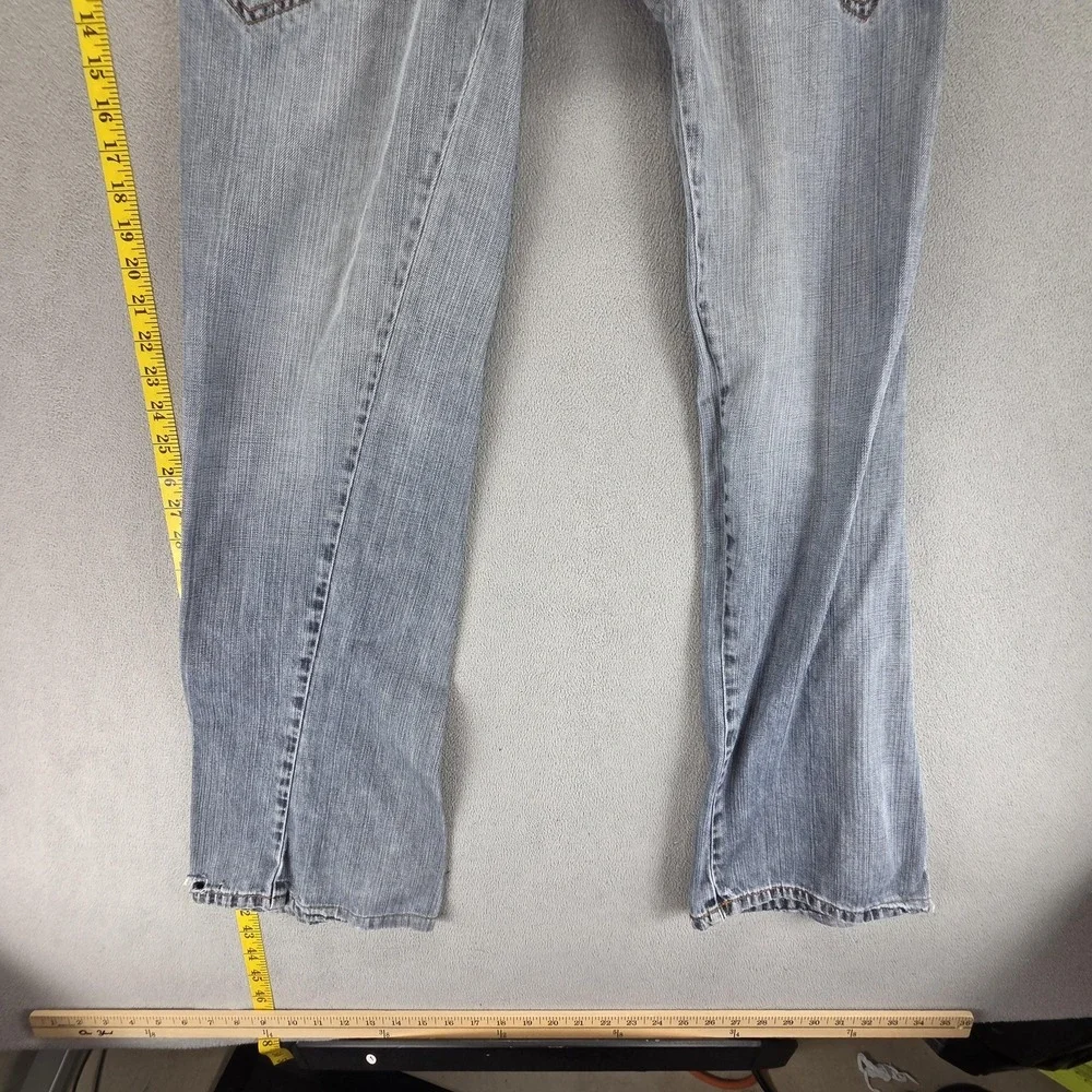 Vintage Levis Engineered Jeans Mens Blue Twisted Flap Pockets Zip Fly Fits 30x32